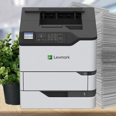 Lexmark MS823dn printer — compatible cartridges available