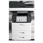 Lexmark MX711de printer — compatible cartridges available