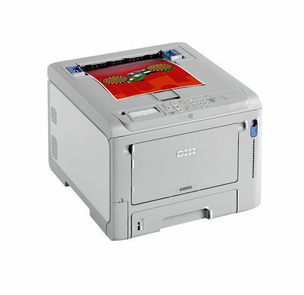 OKI C650dn printer — compatible cartridges available