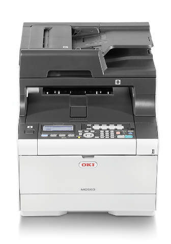 OKI MC561dn printer — compatible cartridges available