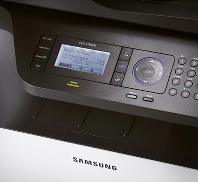 Samsung CLX-4195FN printer — compatible cartridges available
