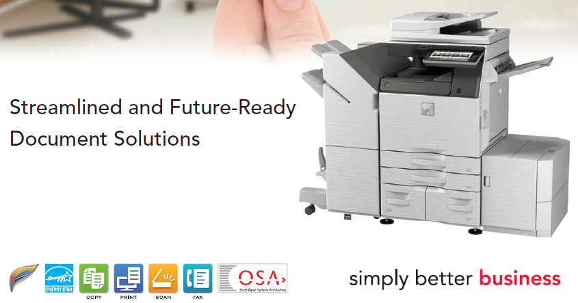 Sharp MX-3060N printer — compatible cartridges available
