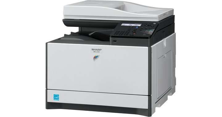 Sharp MX-C250F printer — compatible cartridges available